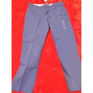 Tommy Hilfiger Men Stretch Regular Fit Chino Pants Navy Blue 34W 30L NWT